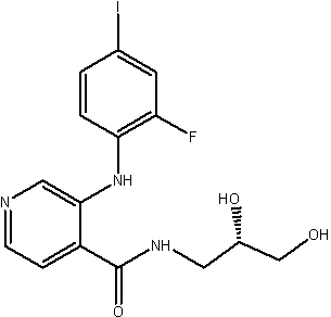 N-[(2S)-2,3-二羟基丙基]-3-[(2-氟-4-碘苯基)氨基]-4-吡啶甲酰胺